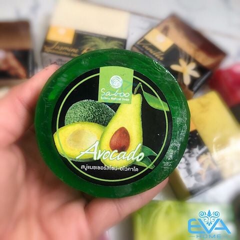  Xà Phòng Saboo Soap Bơ - Avocado Handmade Thailand 