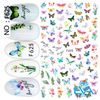 Miếng Dán Móng Tay 3D Nail Sticker Tráng Trí Hoạ Tiết Bướm Butterfly F625