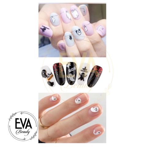  Decal Dán Móng Tay 3D Nail Sticker Hoạ Tiết Lễ Hội Ma Quỷ Halloween WG353 