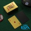 Bộ Bài Poker Nhựa PVC Mini Nhũ Vàng Chống Thấm Nước Độc Lạ Sang Trọng SP74