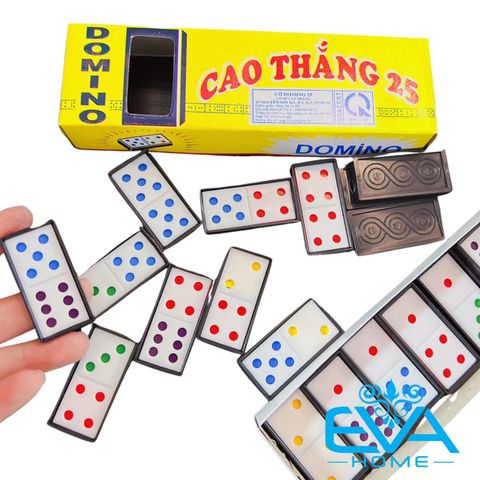  Bộ Trò Chơi Giải Trí Cờ Domino Nhựa Màu CT25 Rõ Nét Cao Cấp SP1923 