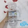 Bình Thuỷ Tinh Đựng Nước 1.7L Quai Cầm Miệng Rót Hoa Văn Vảy Cá YZH34 Scales Pattern Glass Pitcher Jar 1700ML