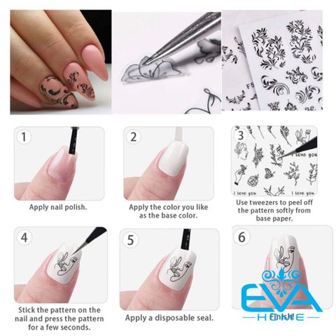  Decal Dán Móng Tay 3D Nail Sticker Cartoon Colecction Hoạ Tiết Hoạt Hình F394 / F395 / F396 / F397 / F398 