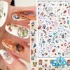 Miếng Dán Móng Tay 3D Nail Sticker Nhân Vật Characters colecction Hoạ Tiết Kinh Kịch Peking Opera F389 / F390 / F391