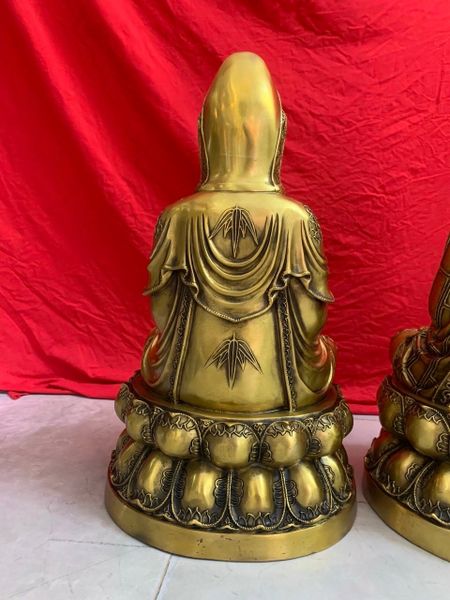 Ta Bà Tam Thánh bằng đồng cao 50cm