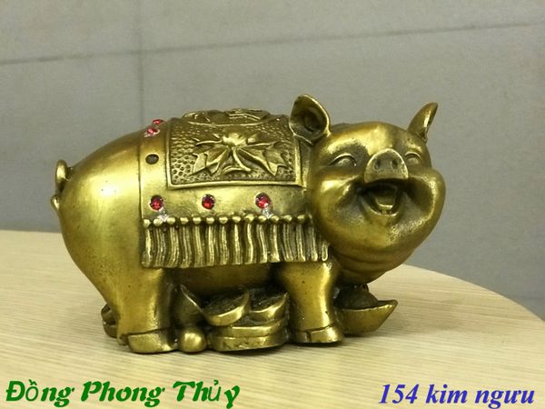 Tượng heo linh vật phong thủy - Đồng phong thủy