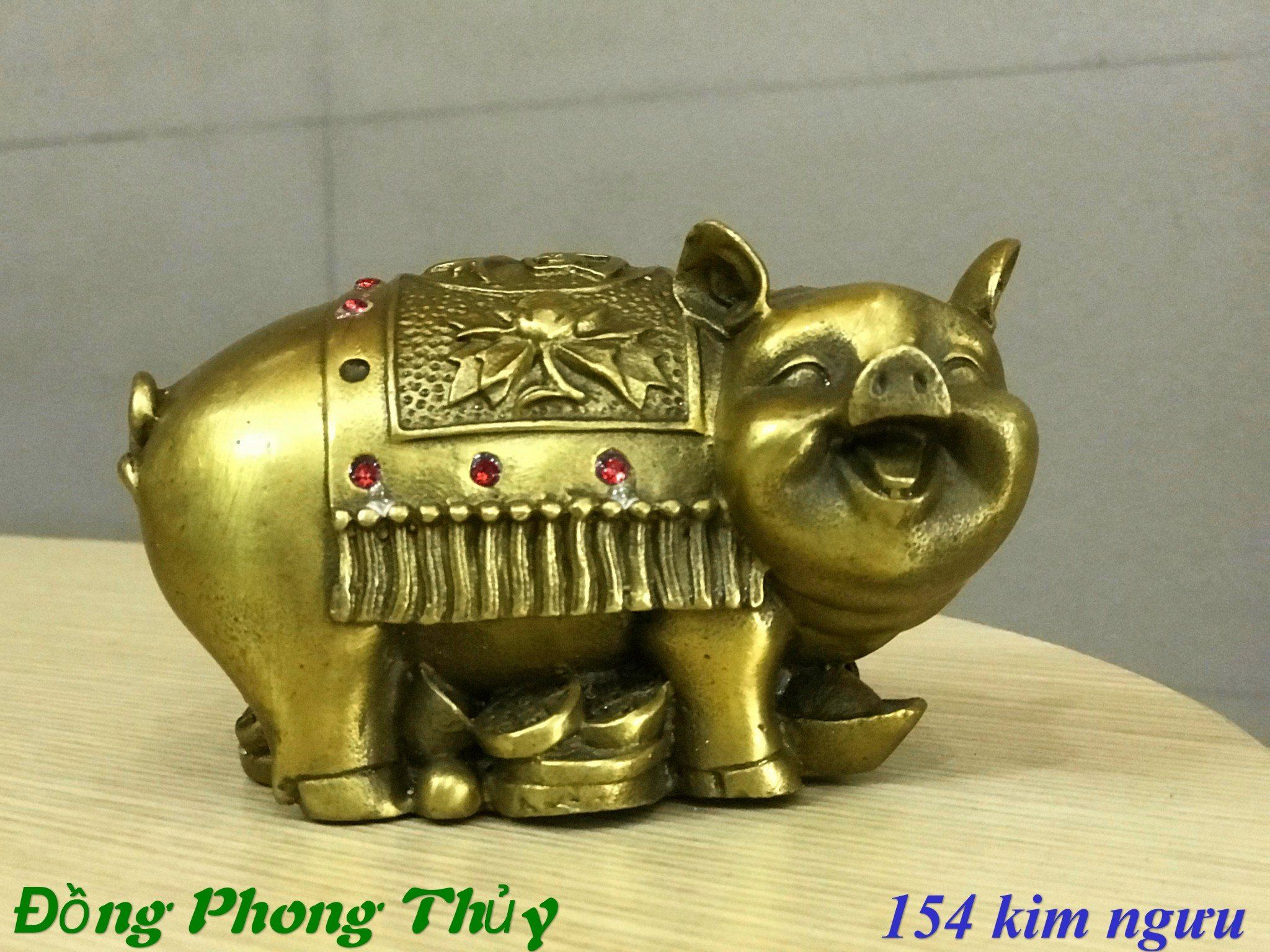 Tượng heo linh vật phong thủy - Đồng phong thủy