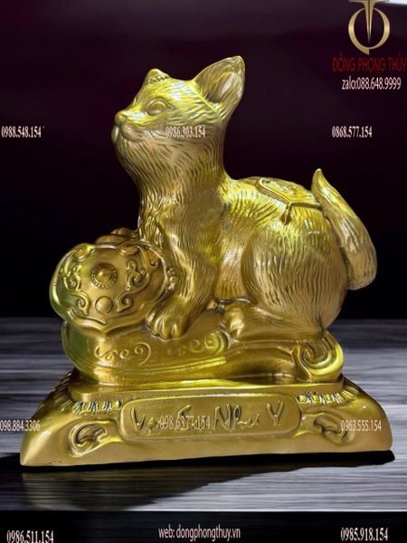 Bộ 12 con giáp bằng đồng nguyên chất cao 29cm