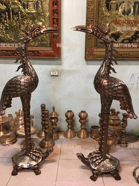 Hạc đồng đỏ khảm tam khí kĩ 1m76 nặng 125kg