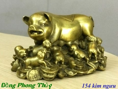 Tượng heo phong thủy - Đồng phong thủy