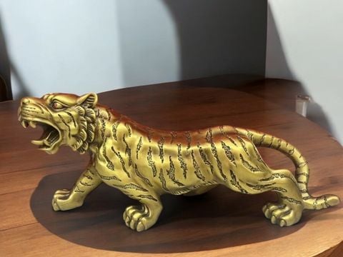 Tượng hổ phong thuỷ bằng đồng