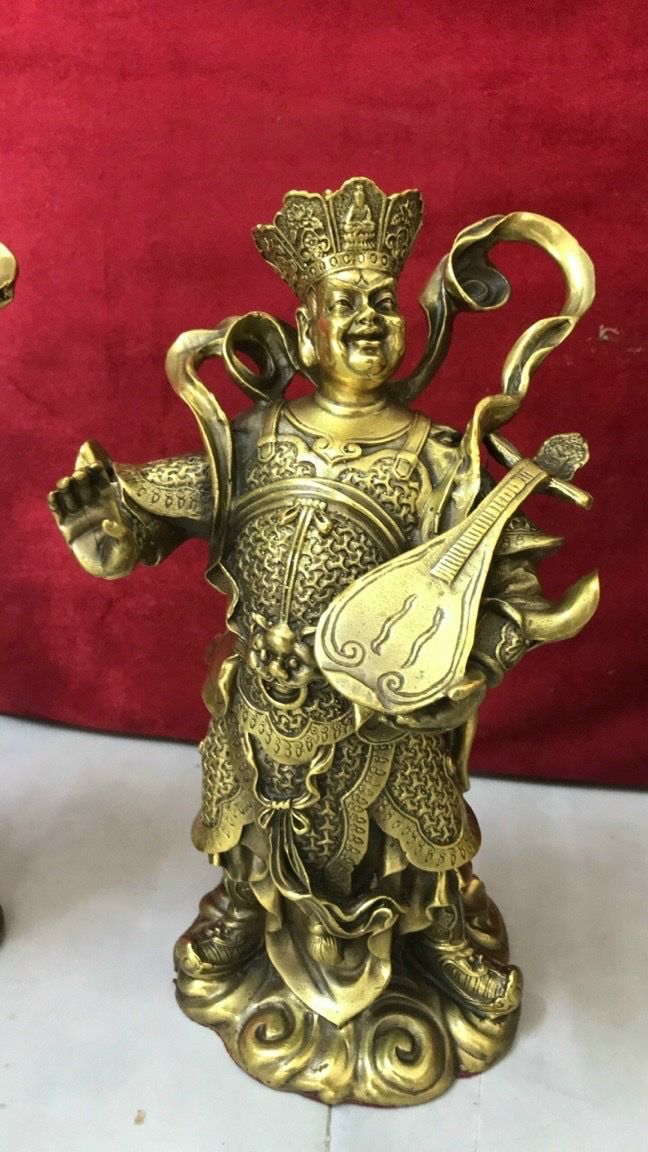 Tứ đại thiên vương bằng đồng cao 26 nặng 6kg