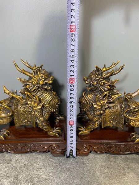 Kỳ lân phong thủy bằng đồng