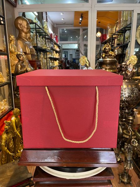 Trống đồng mạ vàng 24k 10cm