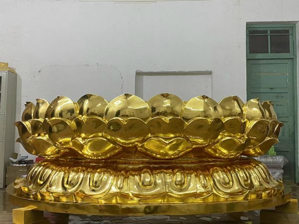 Tượng phật A Di Đà 2m8 ngồi toạ đài sen