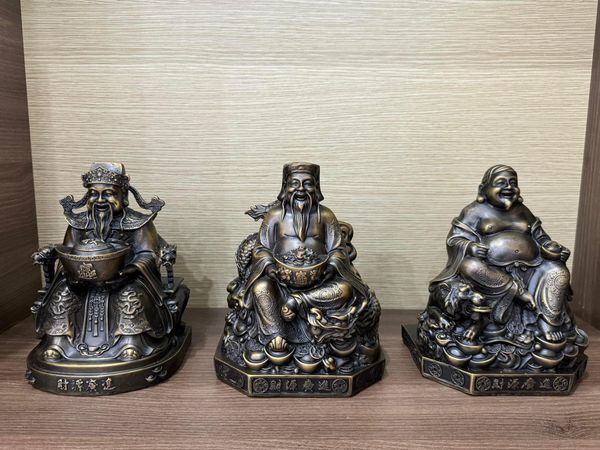 Ông thần tiền - Thần Tài- Thổ Địa 20cm