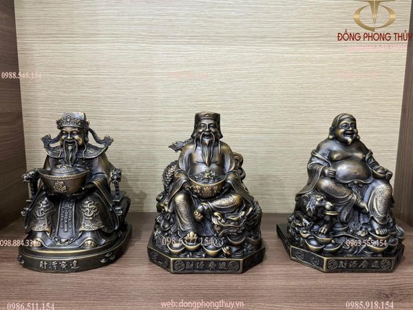 Ông thần tiền - Thần Tài- Thổ Địa 20cm