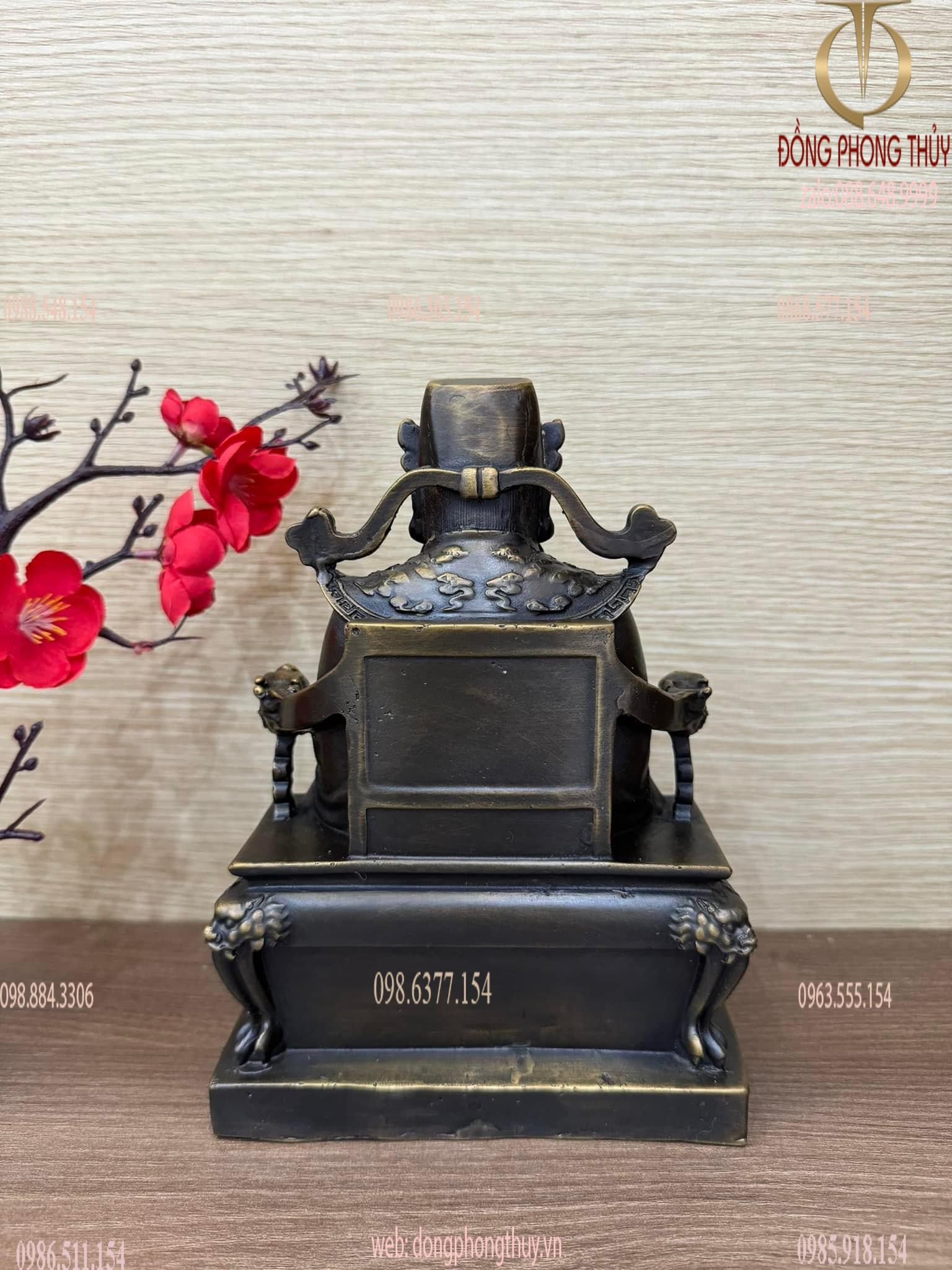 Ông thần tiền - Thần Tài- Thổ Địa 20cm