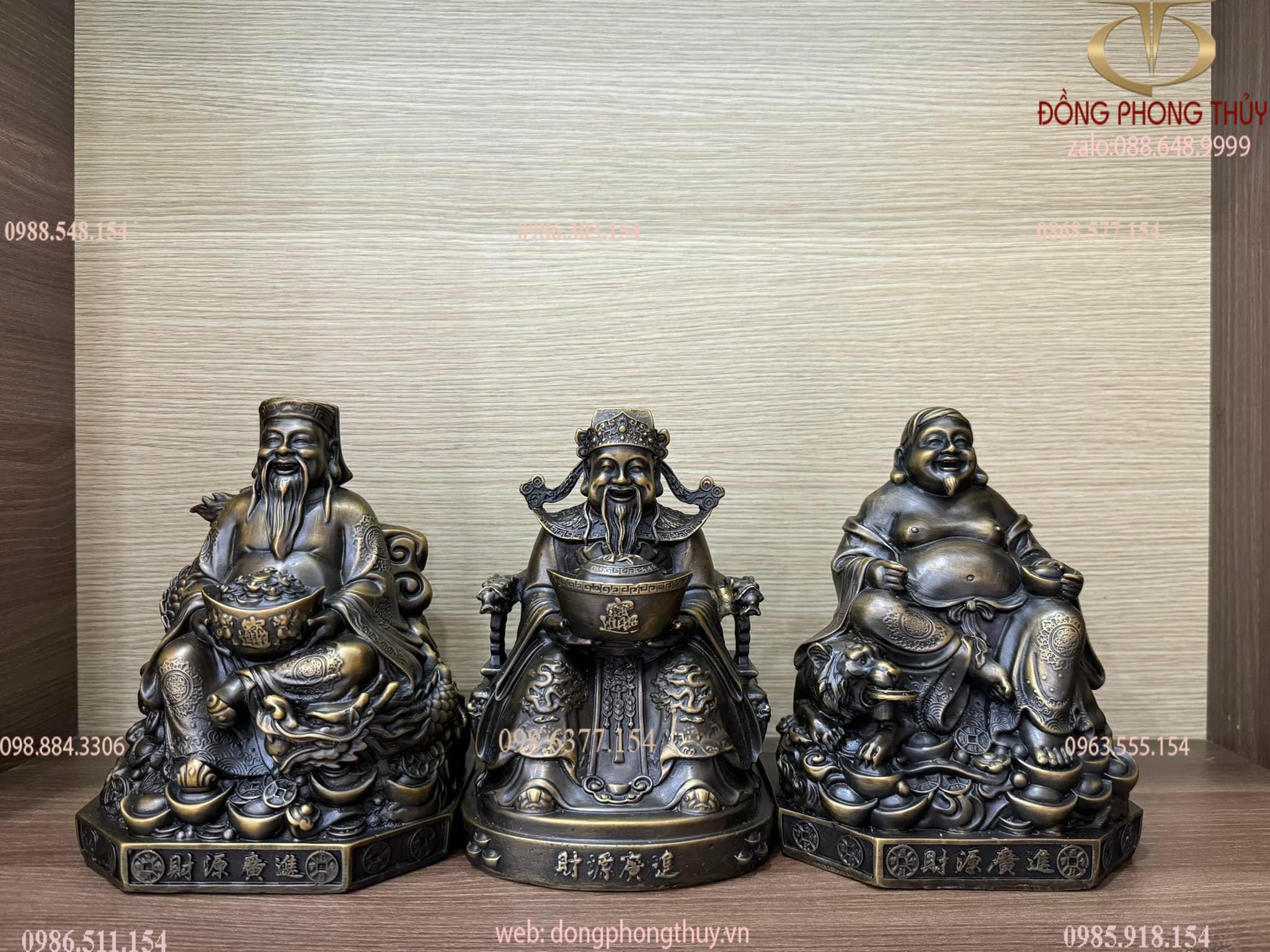 Ông thần tiền - Thần Tài- Thổ Địa 20cm