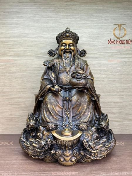 Ông Thần Tiền dâng tiền Cao 40 nặng 15kg