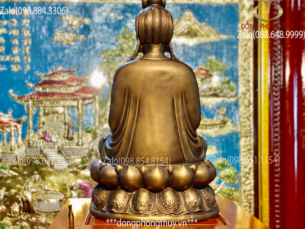 Thế Chí bồ tát bằng đồng 46cm
