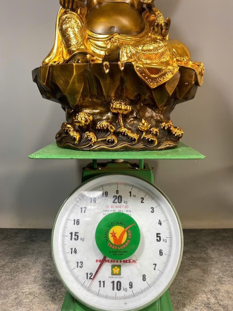 Tượng di lặc dát điểm vàng
