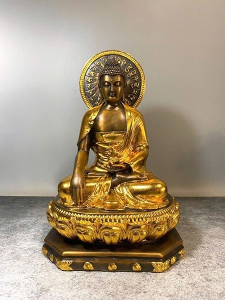 Dược sư lưu ly bằng đồng cao 32 ngang 20 nặng 5kg