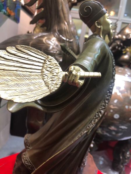 Tượng Khổng Minh Gia Cát Lượng bằng đồng