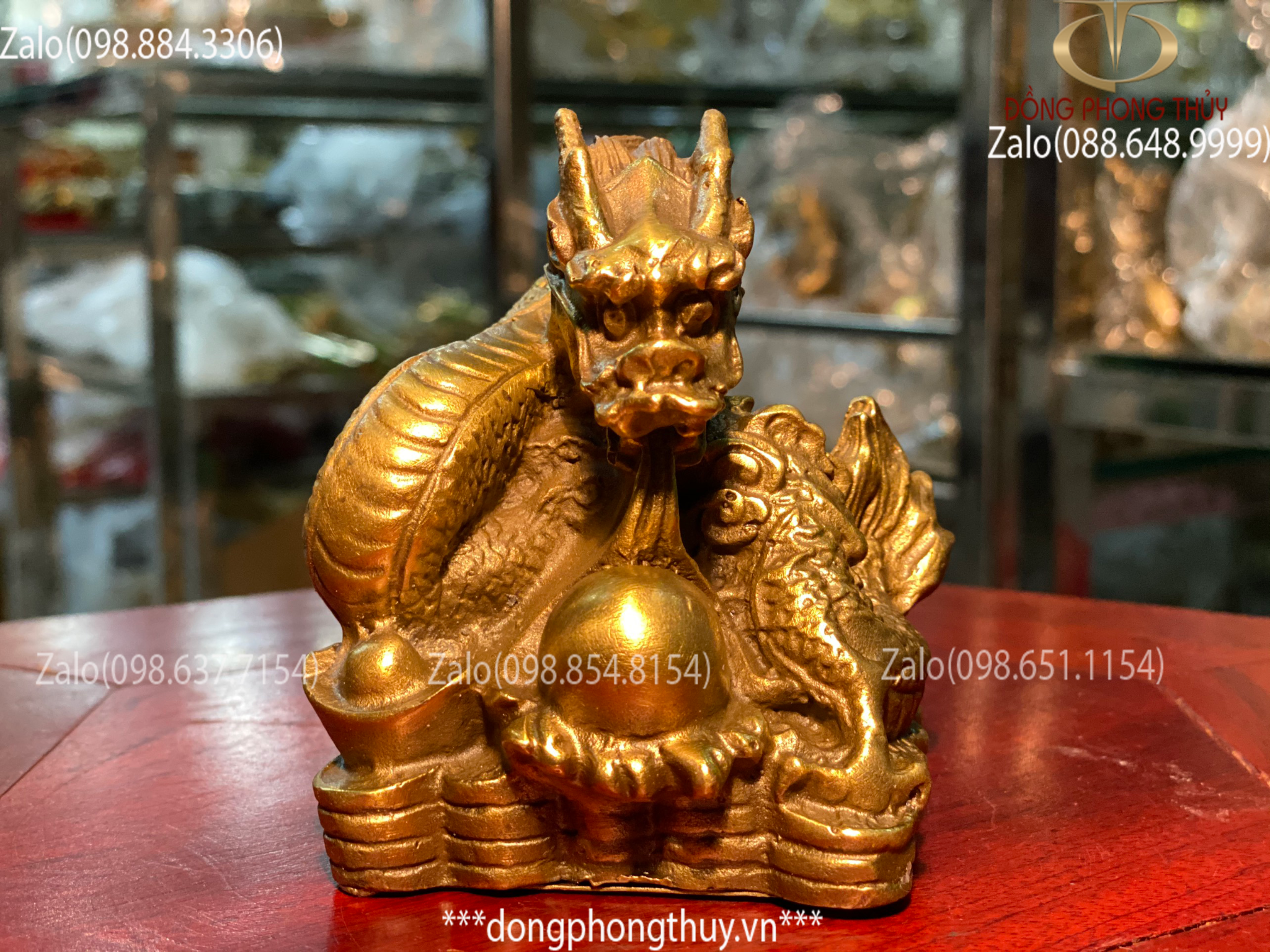 &nbsp;tượng rồng bằng đồng