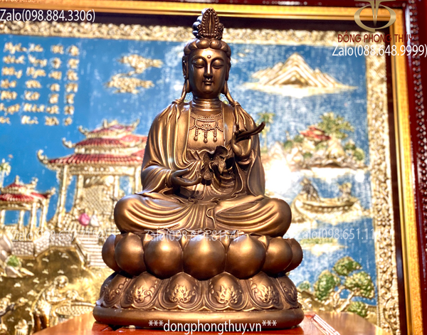 Thế Chí bồ tát bằng đồng 46cm