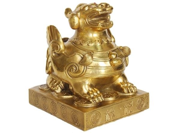 Tỳ hưu phong thủy bằng đồng 12,5cm