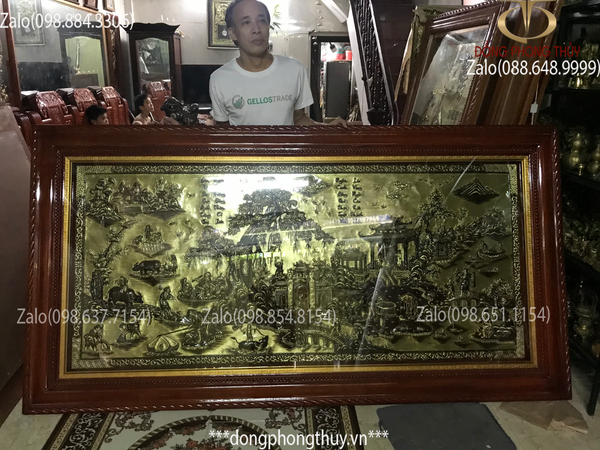 Tranh Đồng Quê - Cội Nguồn Quê Hương 1m2*2m3