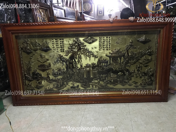 Tranh Đồng Quê - Cội Nguồn Quê Hương 1m2*2m3