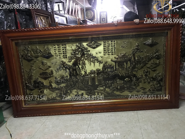 Tranh Đồng Quê - Cội Nguồn Quê Hương 1m2*2m3