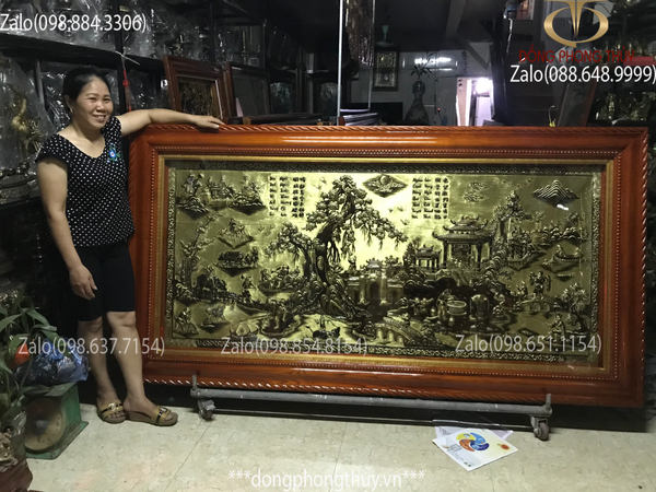 Tranh Đồng Quê - Cội Nguồn Quê Hương 1m2*2m3