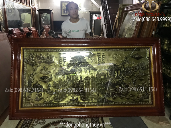 Tranh Đồng Quê - Cội Nguồn Quê Hương 1m2*2m3