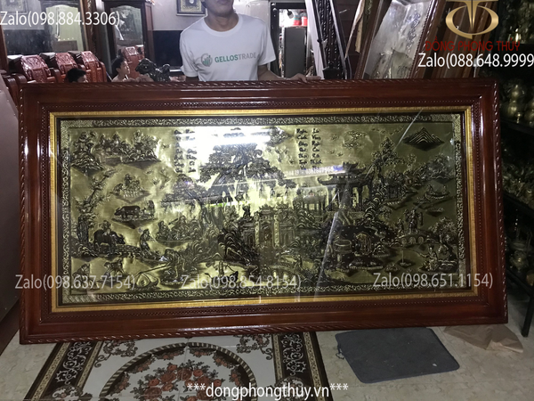 Tranh Đồng Quê - Cội Nguồn Quê Hương 1m2*2m3