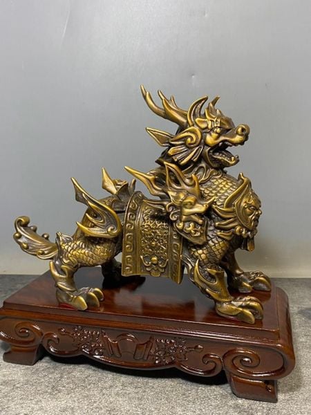 Kỳ lân phong thủy bằng đồng