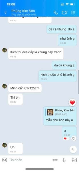 Tranh Bác Hồ truyền thần  81x125 cm