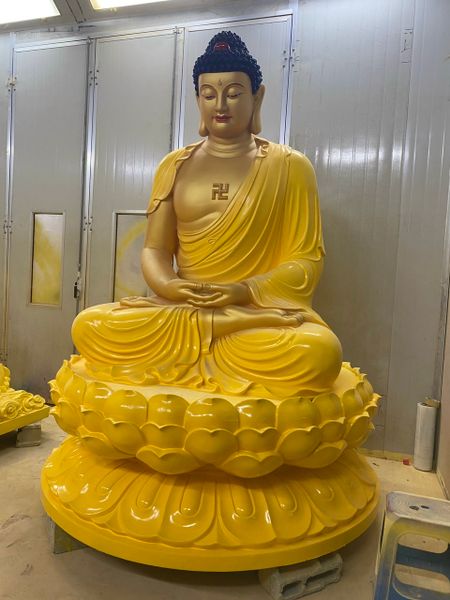 Tượng phật A Di Đà 2m8 ngồi toạ đài sen