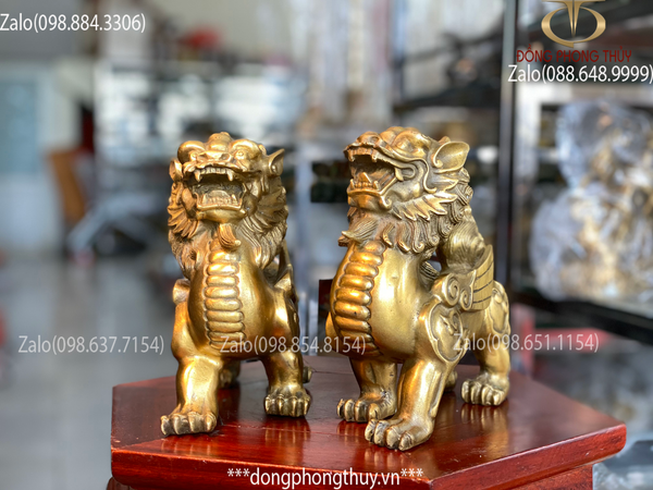 Tỳ hưu phong thủy bằng đồng 15,5cm