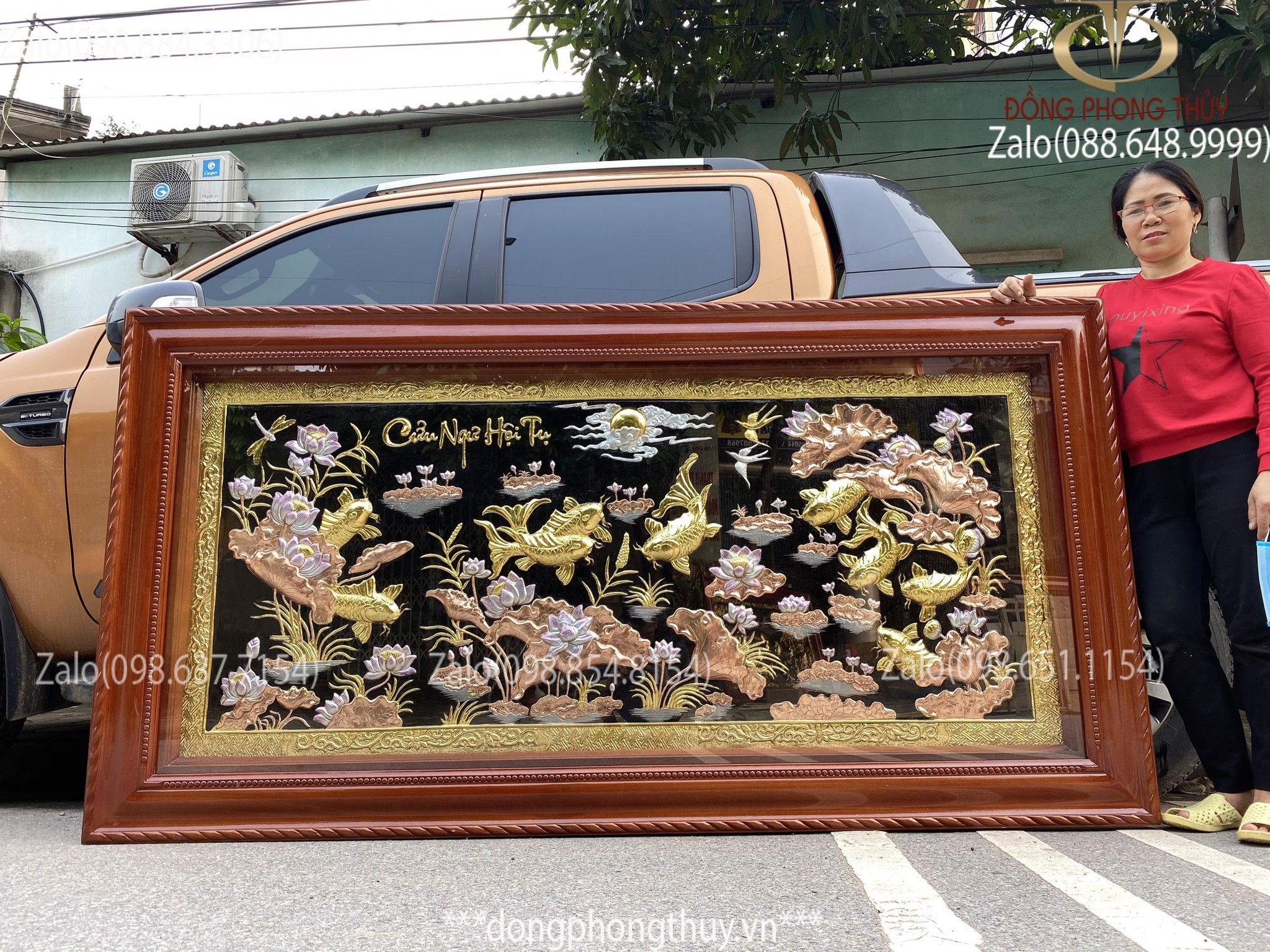 tranh đồng cửu ngư quần hội