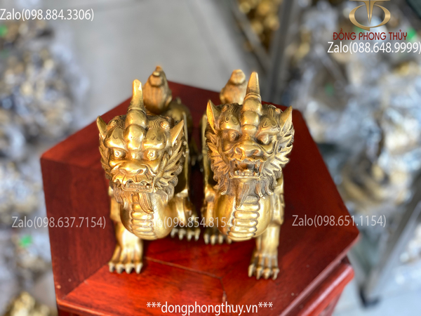 Tỳ hưu phong thủy bằng đồng 15,5cm