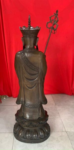 Tượng địa tạng đứng cao 107cm ngang 36cm nặng 29kg