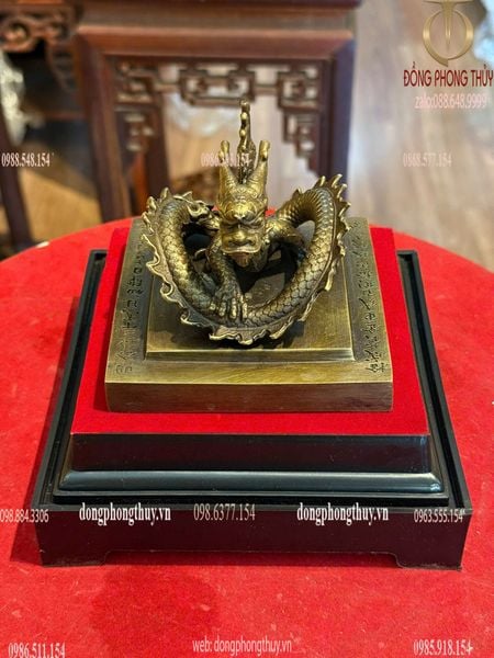 Ấn rồng hoàng đế chi bảo bằng đồng