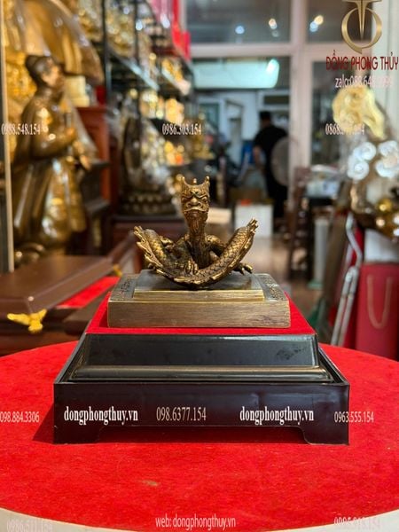Ấn rồng hoàng đế chi bảo bằng đồng