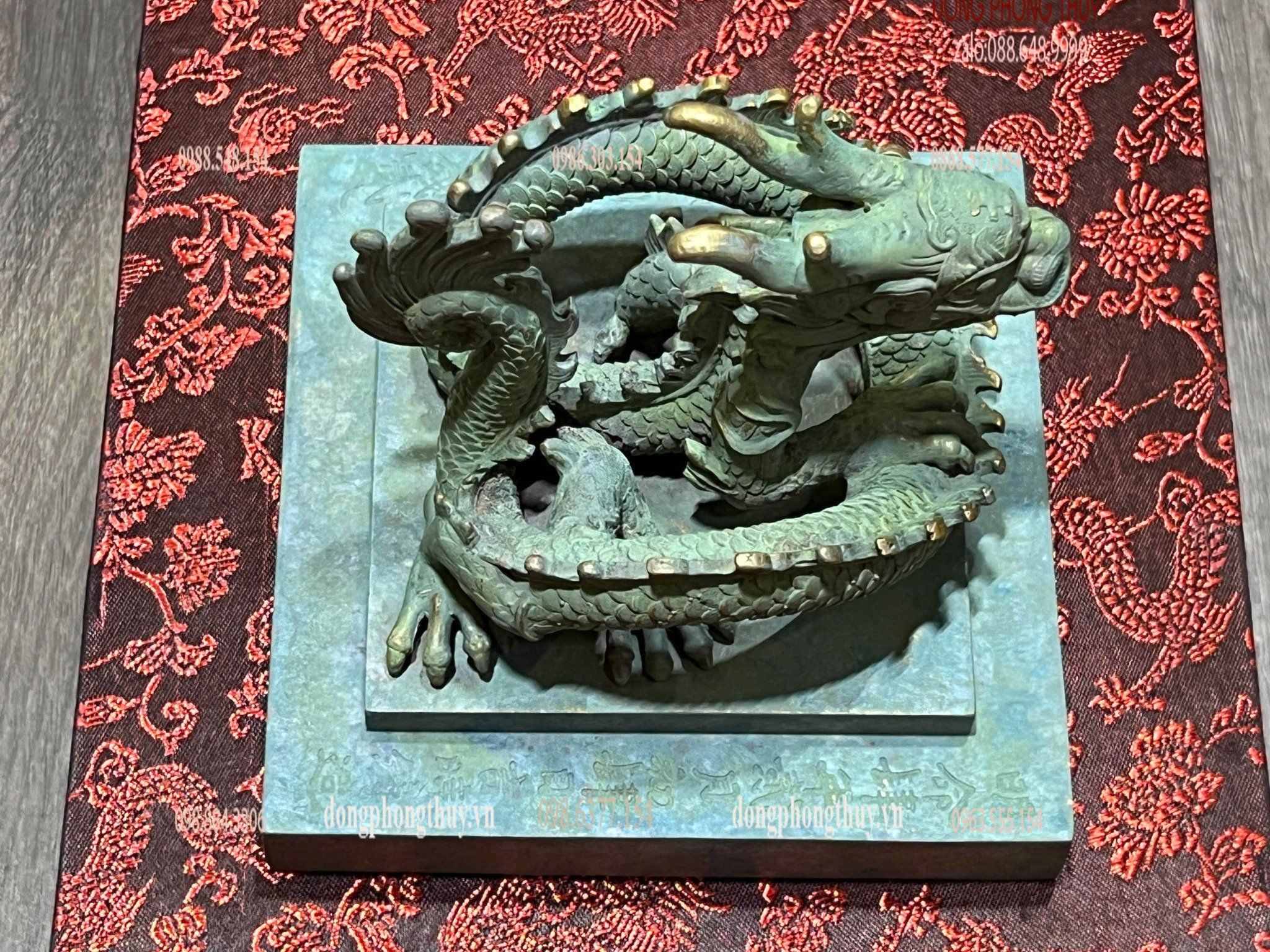 Ấn rồng Hoàng Đế Chi Bảo bằng đồng giả cổ