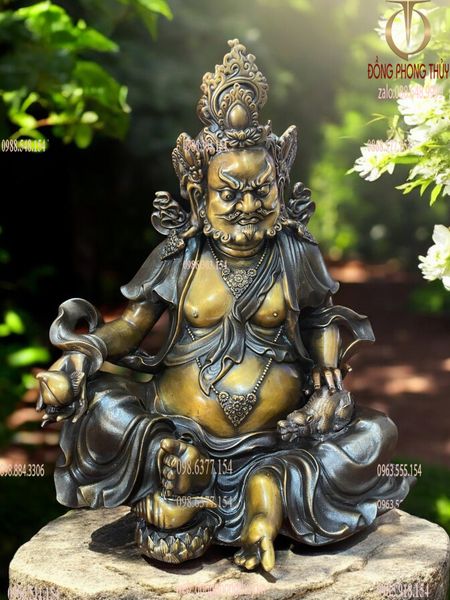 Tượng ông Hoàng Thần Tài bằng đồng cao Cao 43 ngang 28 sâu 23 nặng 13kg