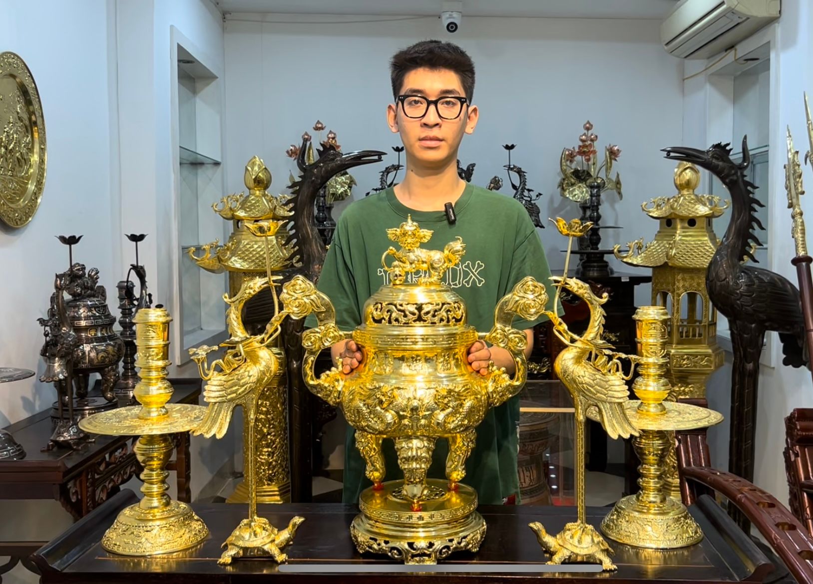 Bộ ngũ sự 60 dát vàng