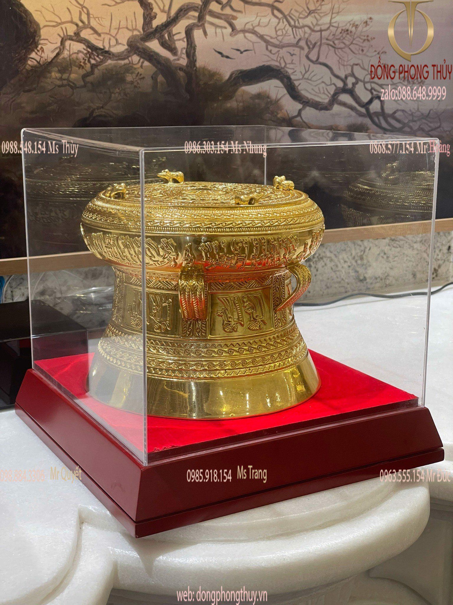 Trống đồng Đông Sơn 10-12-15-20-25-30-35-40cm